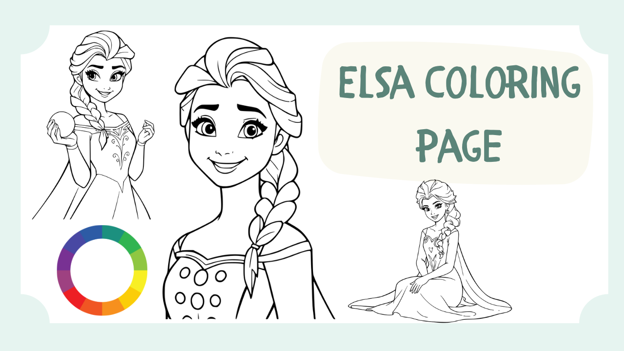 Elsa Coloring page