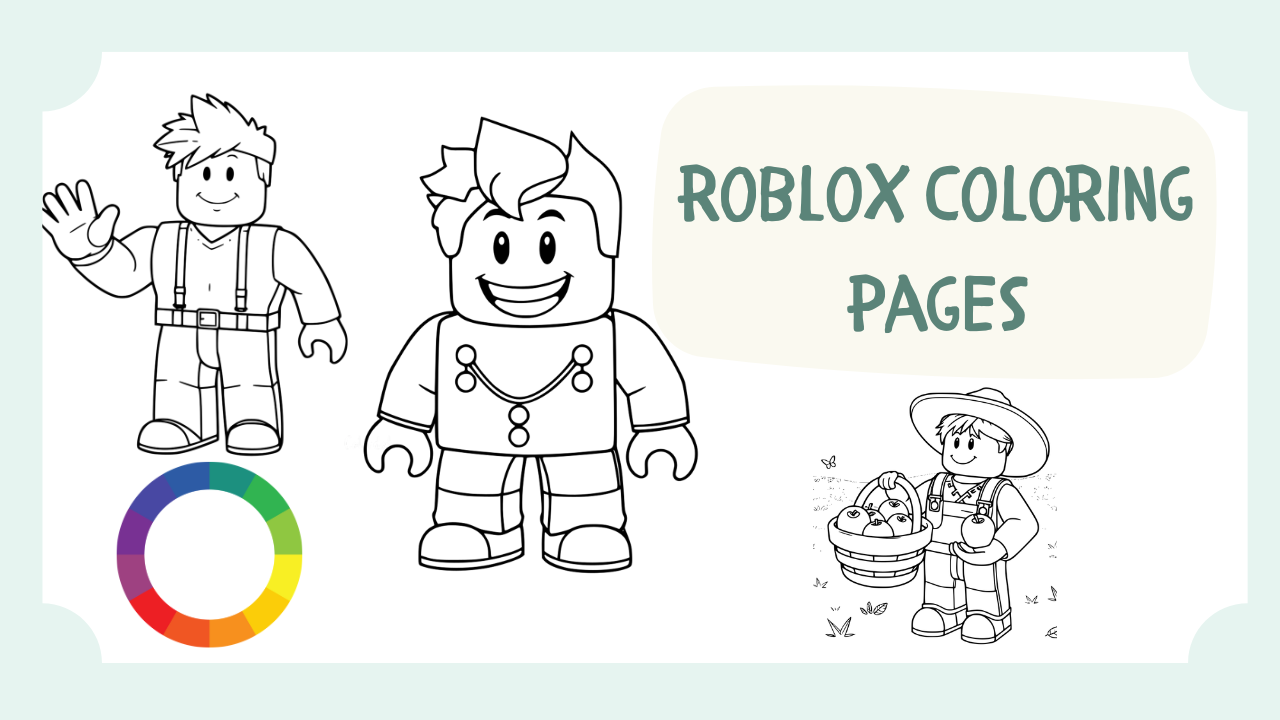 Roblox Coloring pages