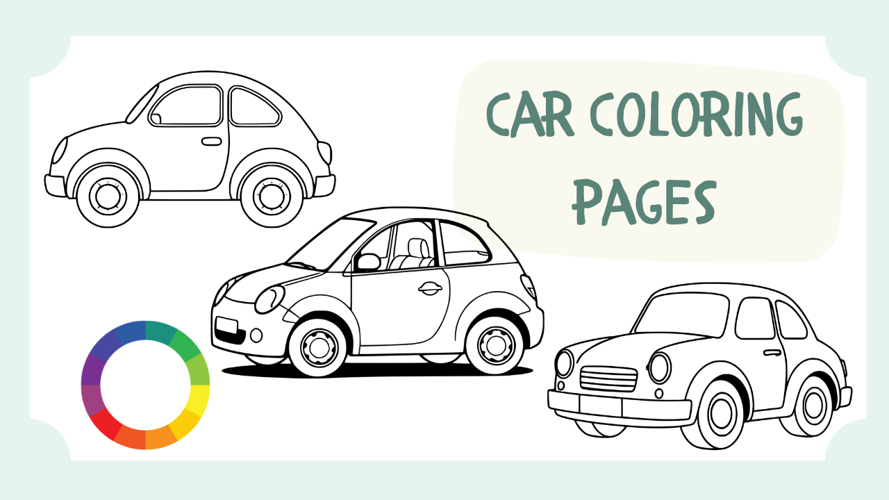 car coloring pages