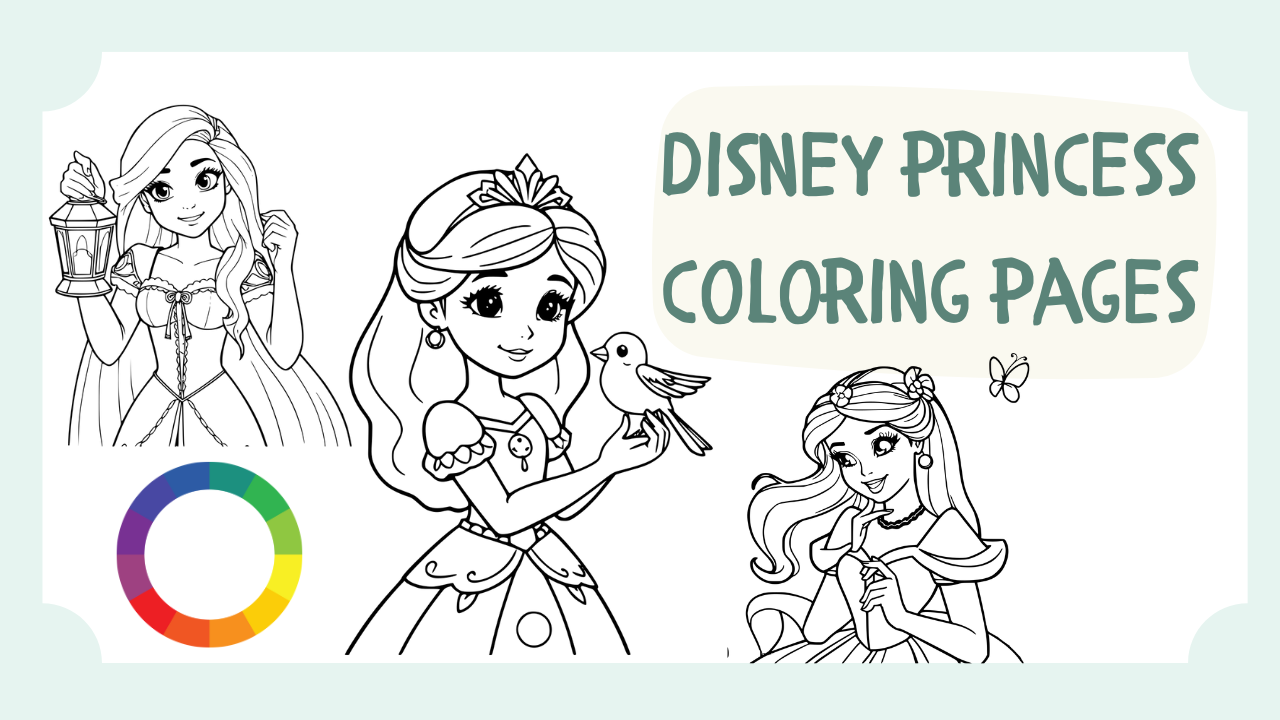 disney princess coloring pages