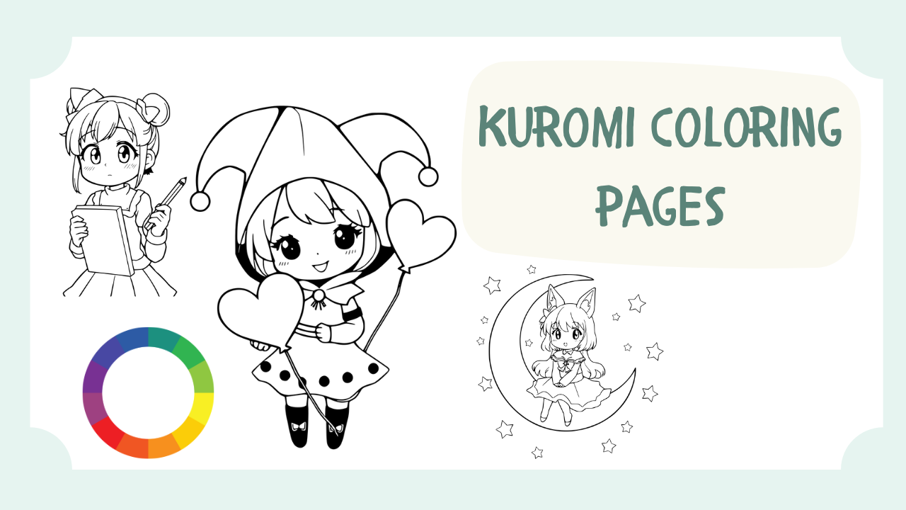 kuromi coloring pages