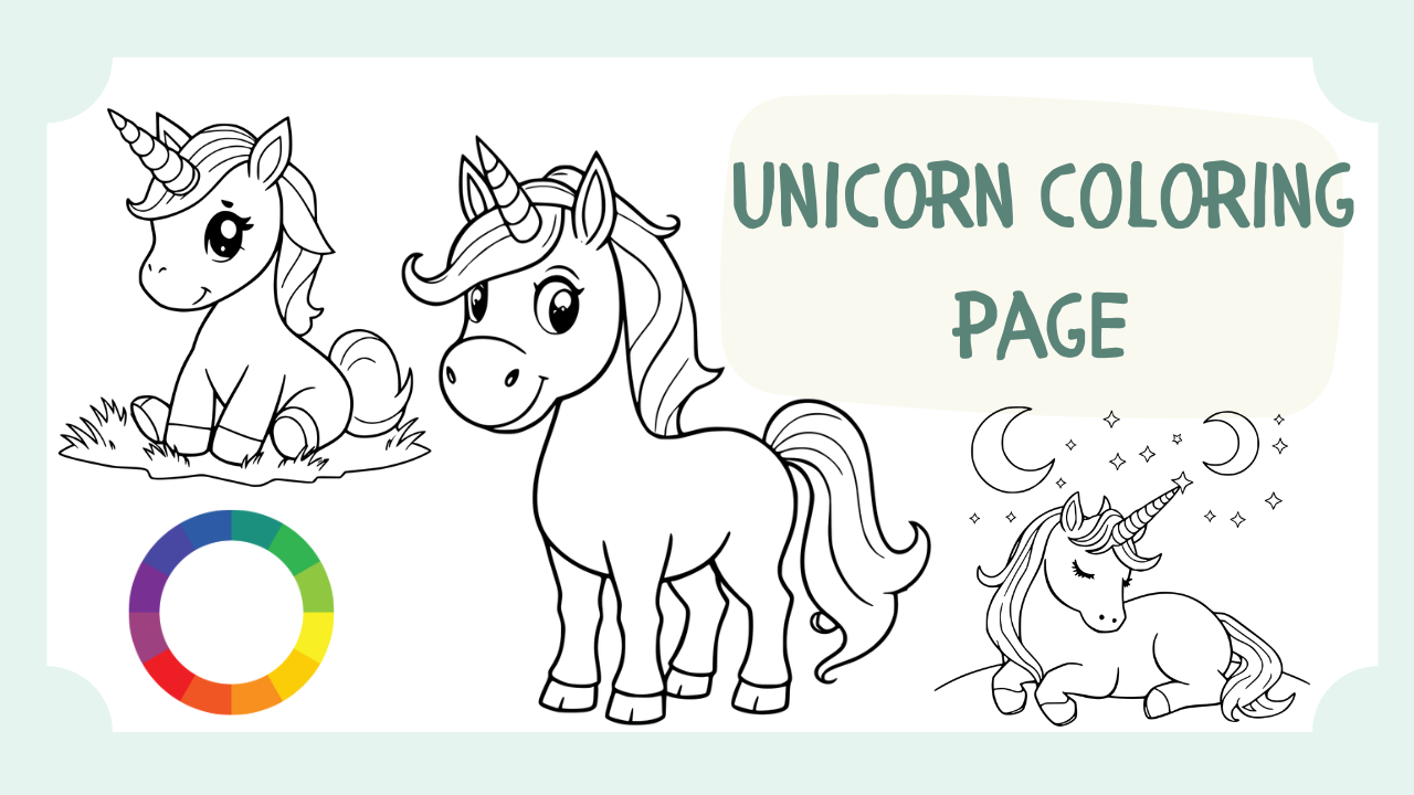 unicorn coloring pages